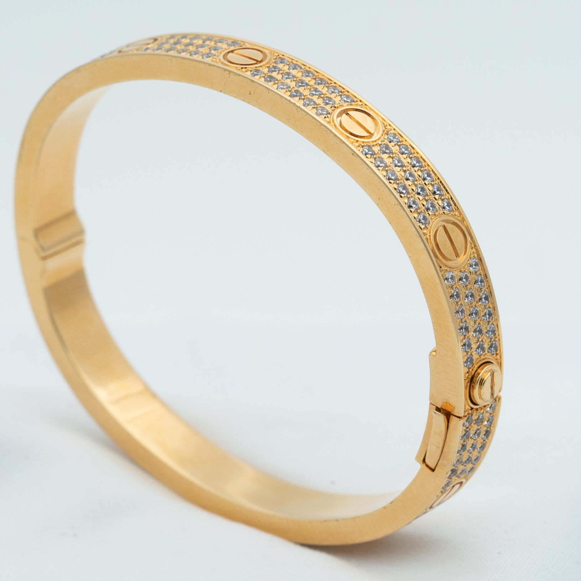 [Clover Jewelry]LIEBESARMREIFEN 6.1MM DIAMANTBESETZT