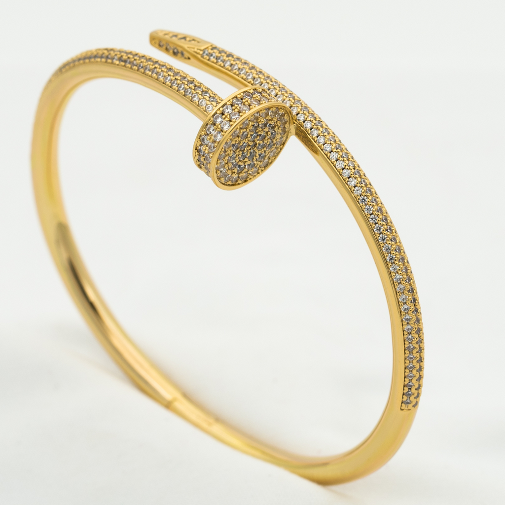 [Clover Jewelry]JUSTE BRACELET 3.5MM ALL DIAMONDS