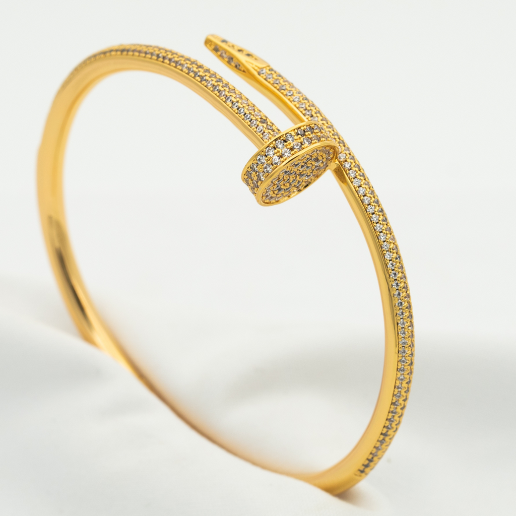 [Clover Jewelry]JUSTE BRACELET 3.5MM ALL DIAMONDS