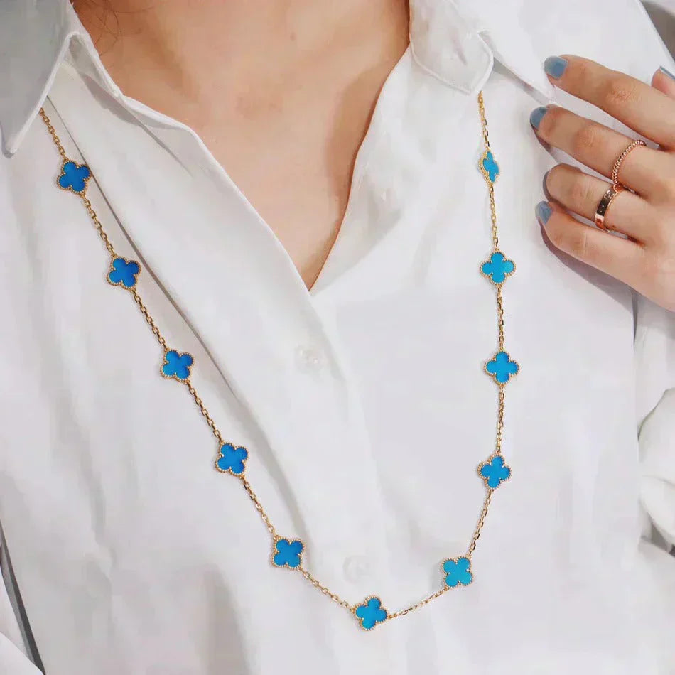 [Clover Jewelry]CLOVER 20 MOTIVE TÜRKIS GOLD