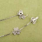 [Clover Jewelry]FRIVOLE SILBERN 9 BLUMEN HALSKETTE
