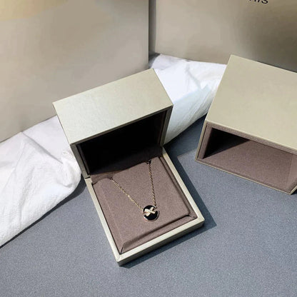 [Clover Jewelery]JEUX DE ROSE GOLD DIAMOND NECKLACE