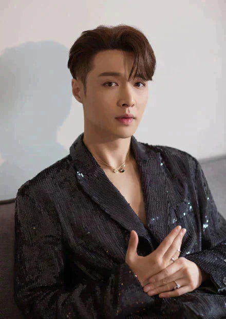 [Clover Jewelery]JEUX DE ROSE GOLD DIAMOND NECKLACE