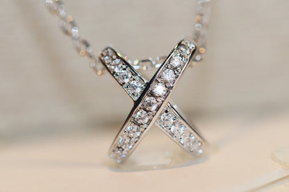 [Clover Jewelery]JEUX DE DIAMOND NECKLACE