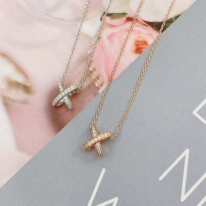 [Clover Jewelery]JEUX DE DIAMOND NECKLACE