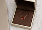[Clover Jewelry]JEUX DE NECKLACE 1 DIAMOND