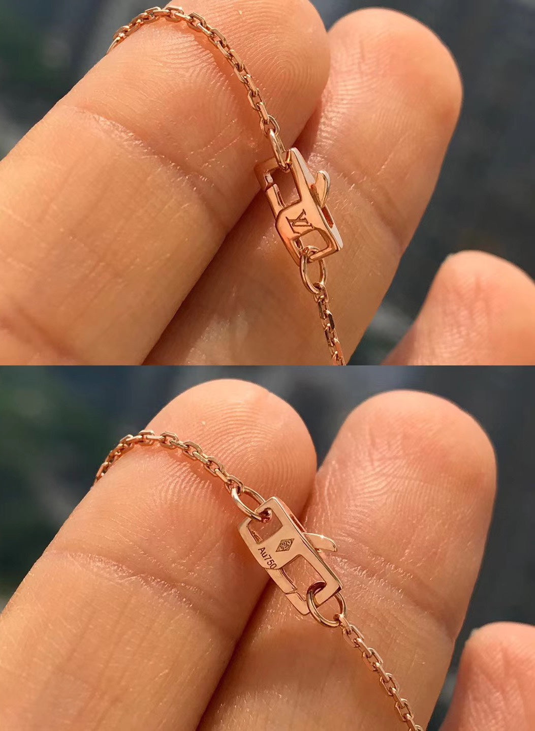 [クローバー・ジュエリー]ブロッサムペンダント ピンクゴールドとダイヤモンド