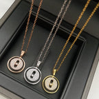 [Clover Jewelry]LUCKY MOVER PM PAVED NECKLACE