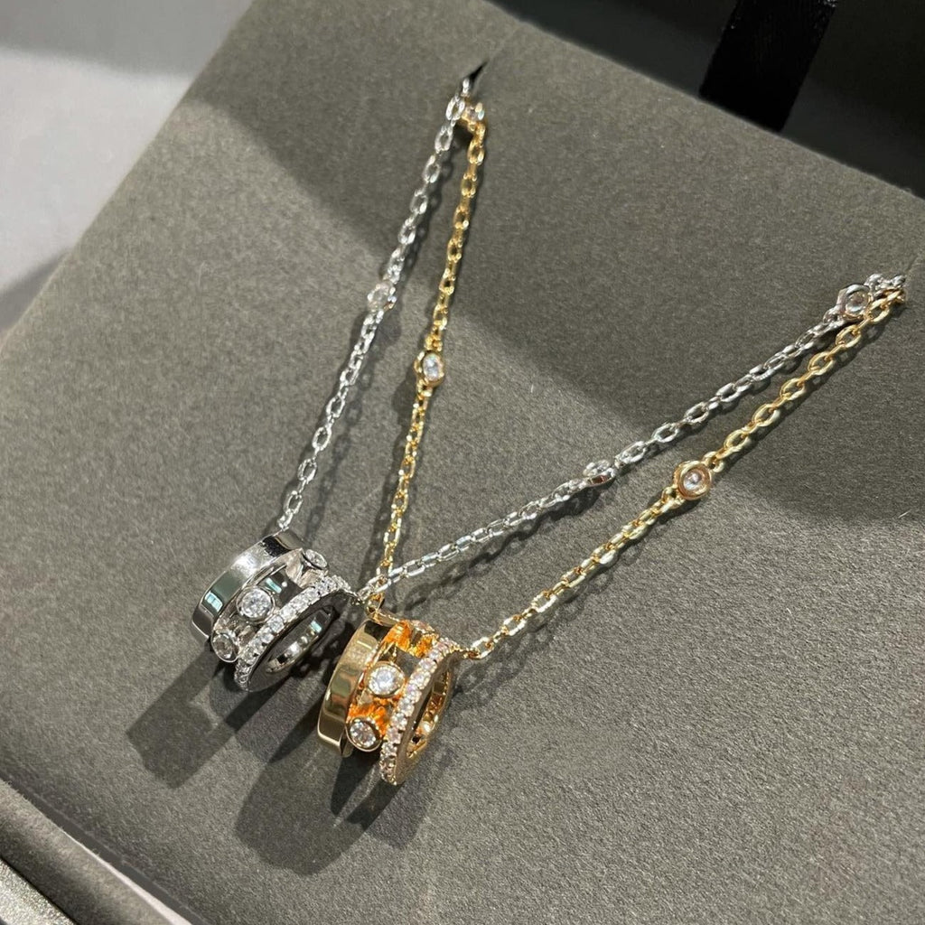 [Clover Jewelry]CHAIN MOVE ROMANE PEDAND NECKLACE
