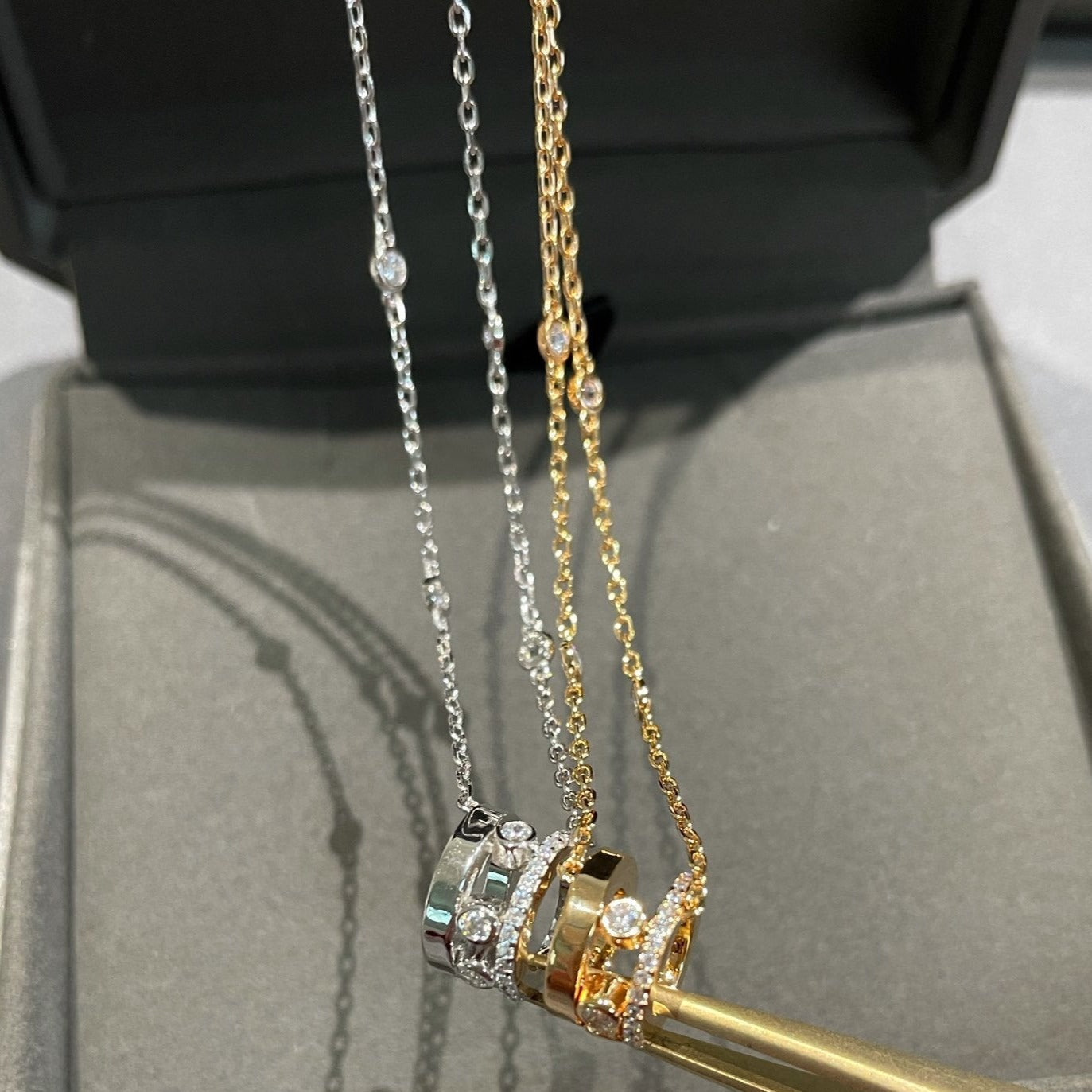 [Clover Jewelry]CHAIN MOVE ROMANE PEDAND NECKLACE