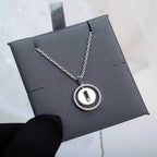 [Clover Jewelry]LUCKY MOVE PM NECKLACE SILVER DIAMOND