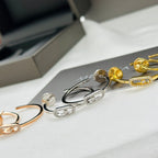 [Clover Jewelry]CREOLES MOVE UNO PM DIAMOND EARRINGS