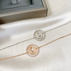 [Clover Jewelry]LUCKY MOVE PAVED DIAMOND BRACELET