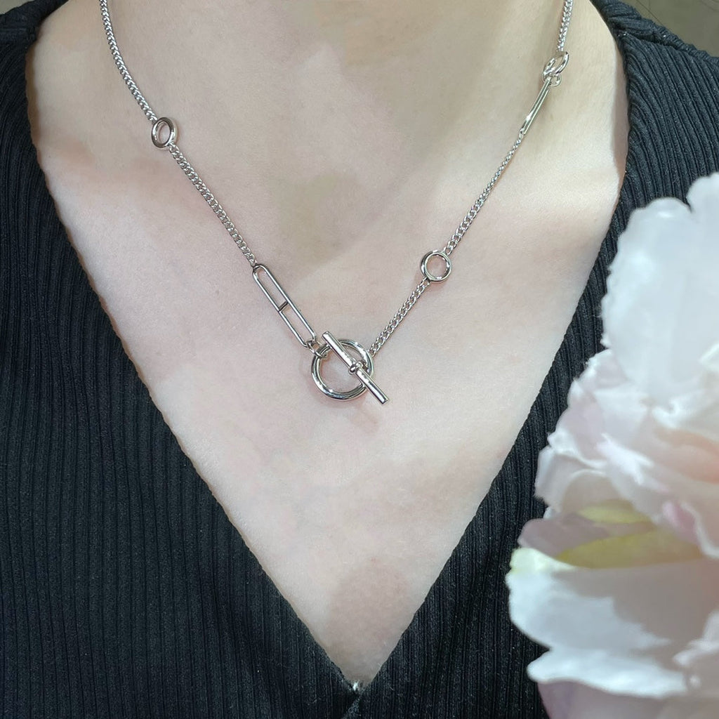 [クローバージュエリー]HM STERLING シェーヌダンクル ハート