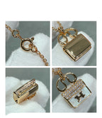 [Clover Schmuck]H CIRCE MOISSANIT ANHÄNGERKETTE GOLD