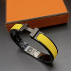 [Clover Jewelry]CLIC HM SO BLACK YELLOW BRACELET