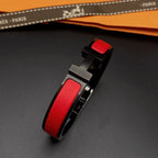 [Clover Jewelry]クリックH M SO ブラックレッドブレスレット