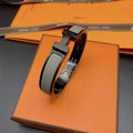 [Clover Jewelry]CLIC HM SO BLACK GREY BRACELET