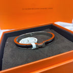 [Clover Jewelry]CLASSIC HM CLIC BLACK 8MM EMAIL ARMBAND