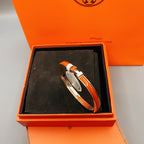 [クローバージュエリー]クラシック HM クリックレッド エナメルブレスレット 8MM