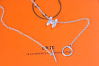 [Clover Jewelry]HM HALSKETTE H BUCHSTABE OVAL SERIE