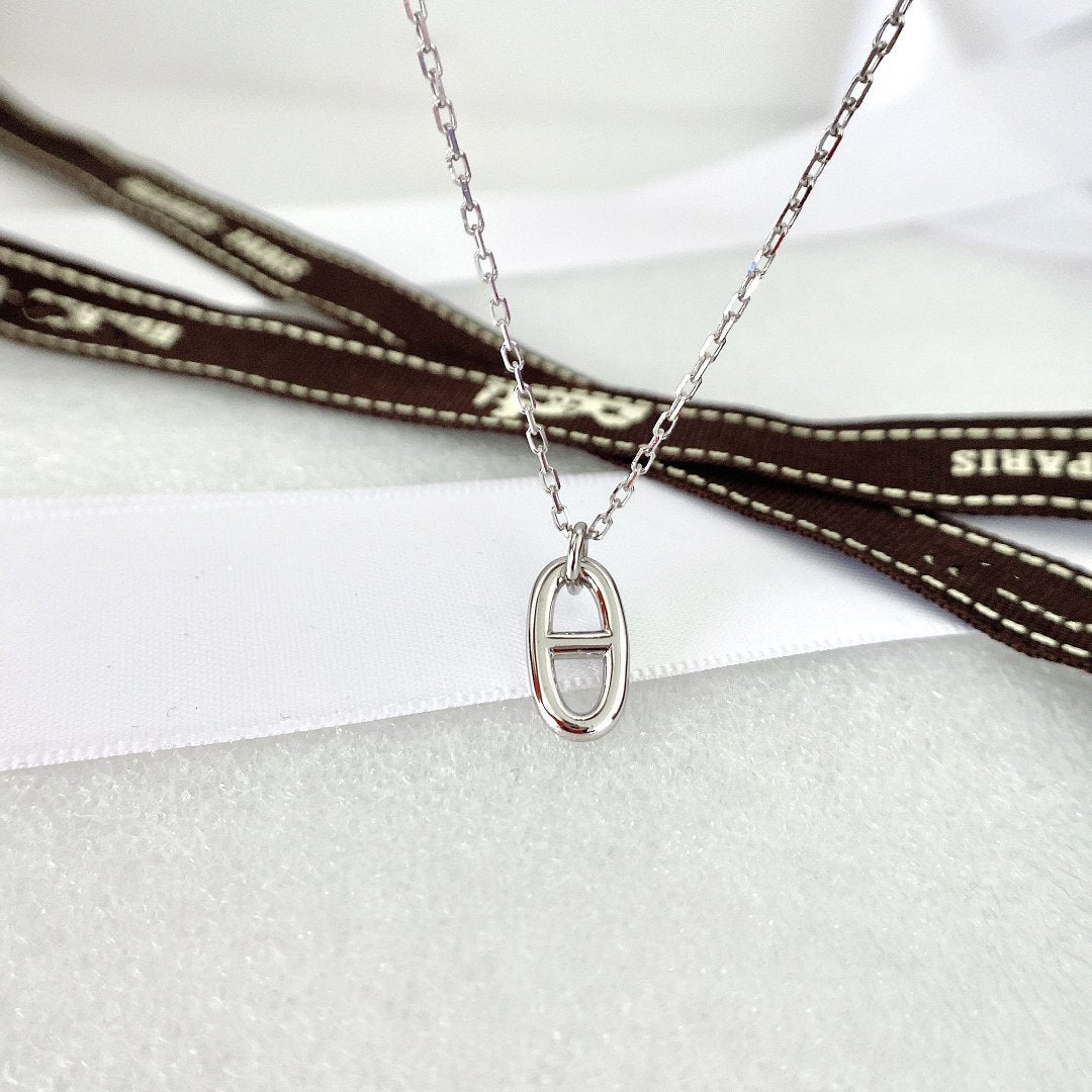 [Clover Jewelery]HM PIG NOSE NECKLACE