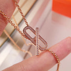 [Clover Jewelry]HM FEUER SCHWEINENASEN HALSKETTE TRENDIGER STREETSTYLE
