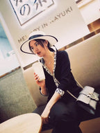 [Clover Jewelry]HM FEUER SCHWEINENASEN HALSKETTE TRENDIGER STREETSTYLE