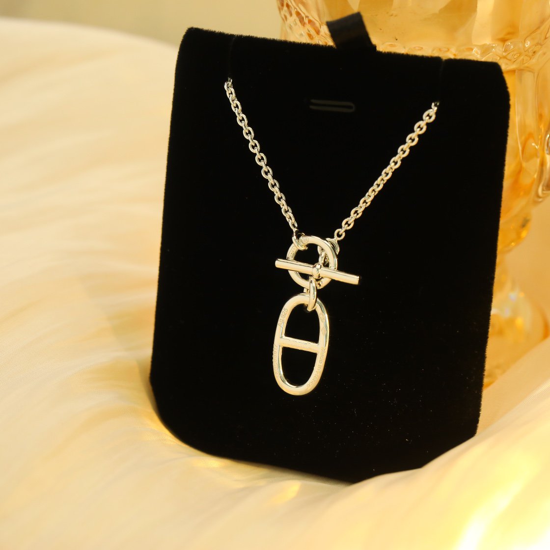 [Clover Jewelery]HM CHAINE D'ANCRE PENDANT NECKLACE STERLING SILVER