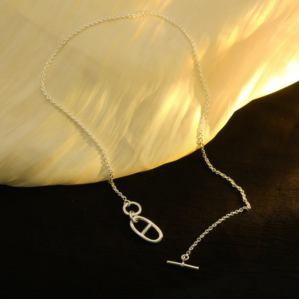 [Clover Jewelry]HM CHAINE D'ANCRE PENDANT NECKLACE STERLING SILVER