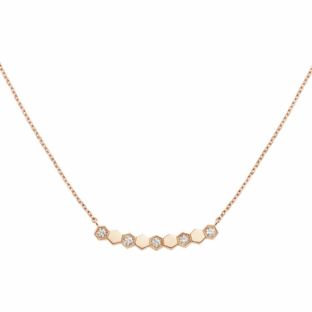 [Clover Jewelery]BEE MY LOVE DIAMOND NECKLACE