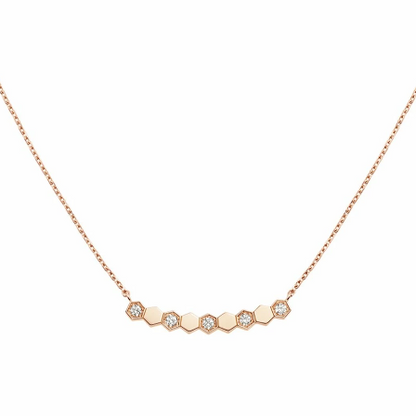 [Clover Jewelery]BEE MY LOVE DIAMOND NECKLACE