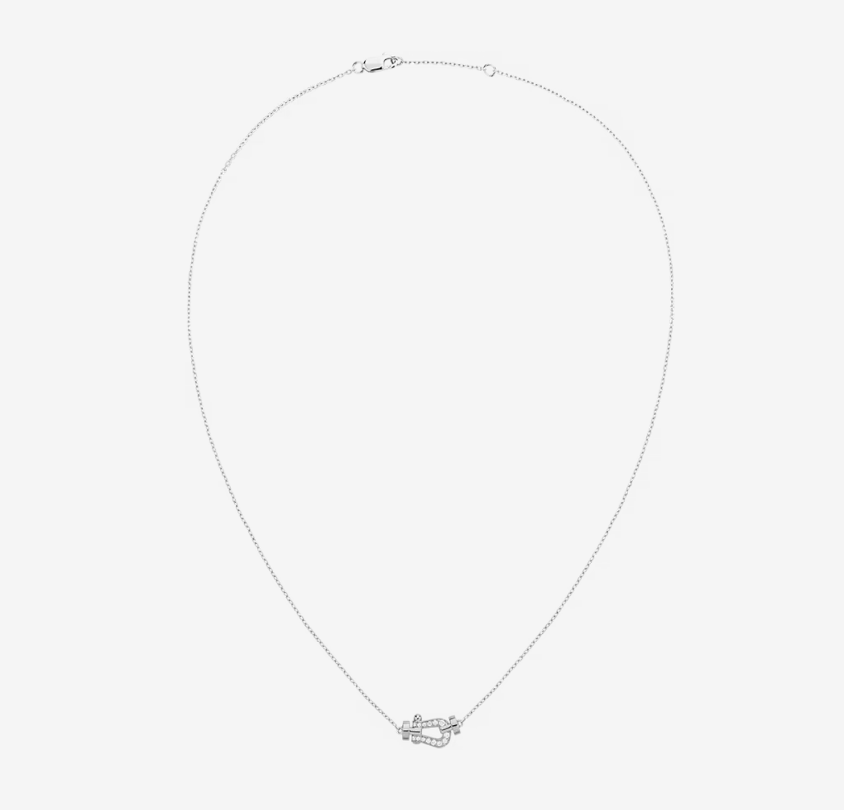 [Clover Jewelery]FORCE 10 DIAMOND SILVER NECKLACE MINI MODEL
