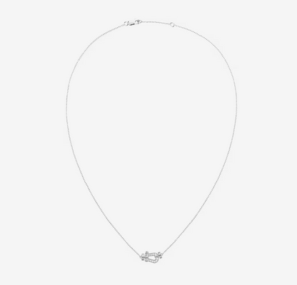[Clover Jewelery]FORCE 10 DIAMOND SILVER NECKLACE MINI MODEL