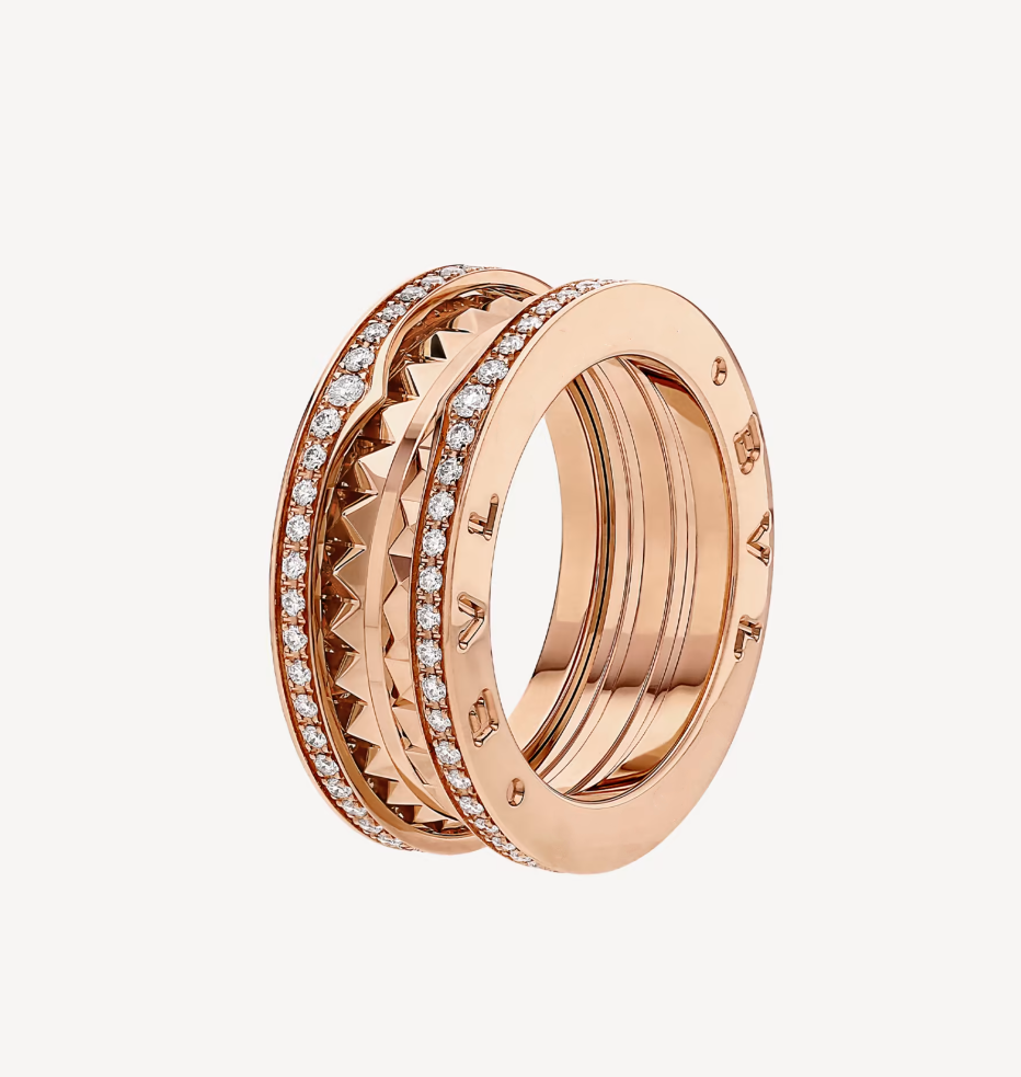 [Clover Jewelry]ZERO 1 ROCK DIAMOND PINK GOLD