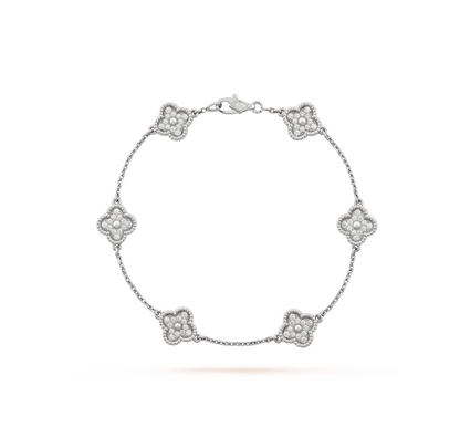 [Clover Jewelry]CLOVER 6 MOTIV SILBER DIAMANT ARMBAND