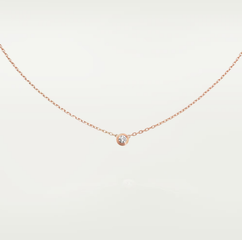 [Clover Jewelry]DAMOUR ダイヤモンドネックレス