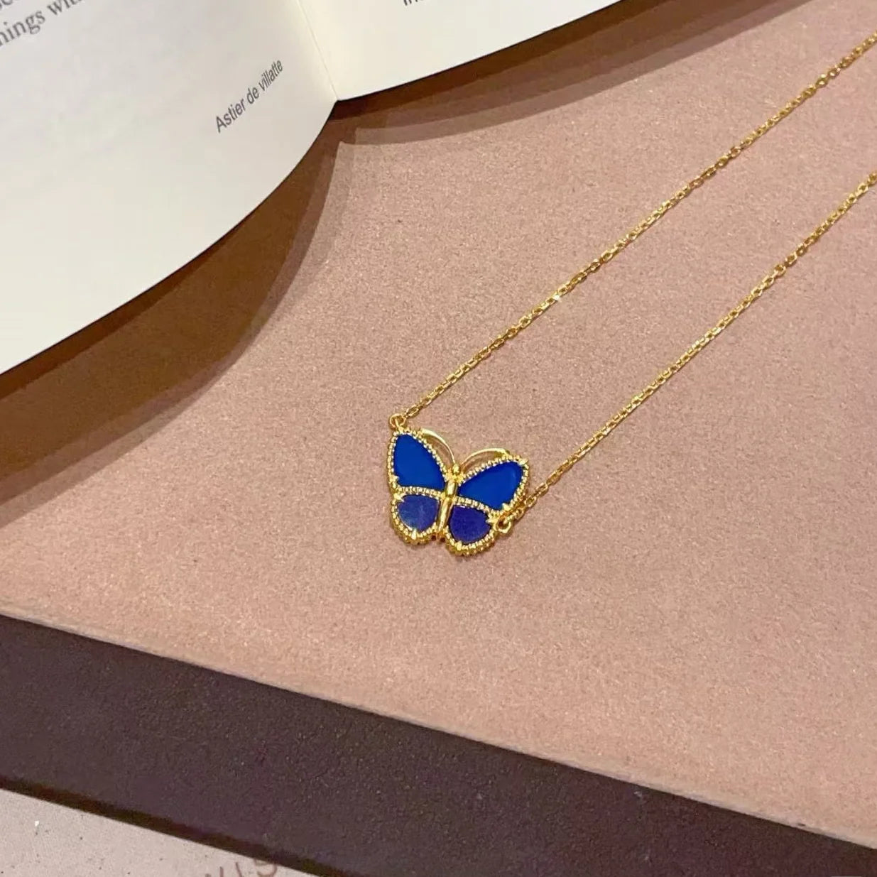 [Clover Jewelry] 2026 NEW LUCKY BUTTERFLY 1 MOTIFS NECKLACE