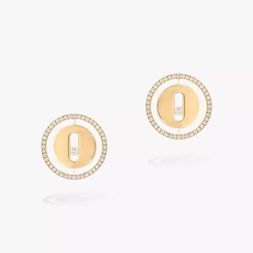[Clover Jewelry]Lucky Move Diamond Earrings
