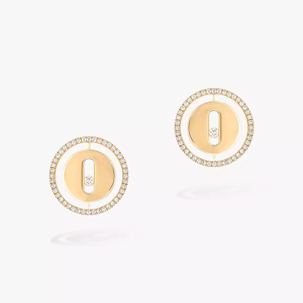 [Clover Jewelry]Lucky Move Diamond Earrings