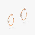 [Clover Jewelry]CREOLES MOVE UNO PM DIAMOND EARRINGS