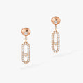 [Clover Jewelry]DORMEUSES MOVE UNO DIAMOND EARRINGS