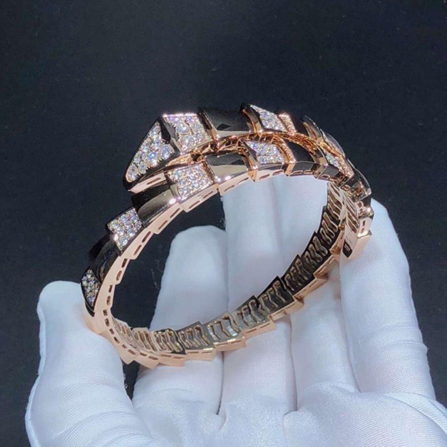 [Clover Jewelery]SERPENTI BRACELET PINK GOLD DIAMOND