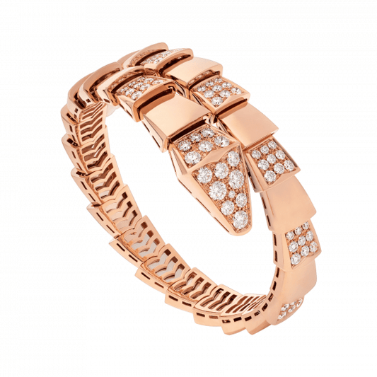 [Clover Jewelery]SERPENTI BRACELET PINK GOLD DIAMOND