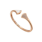 [Clover Jewelry]DREAM BRACELET OPEN PINK GOLD MOP DIAMOND