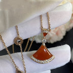 [Clover Jewelry]DREAM NECKLACE CARNELIAN DIAMOND