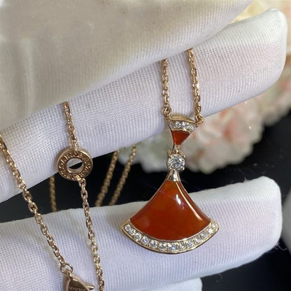 [Clover Jewelery]DREAM NECKLACE CARNELIAN DIAMOND