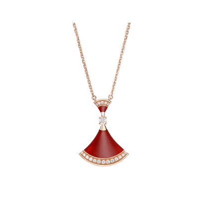 [Clover Jewelery]DREAM NECKLACE CARNELIAN DIAMOND