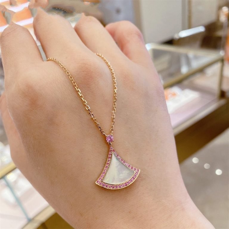 [Clover Jewelery]DREAM NECKLACE MOP DIAMOND PINK