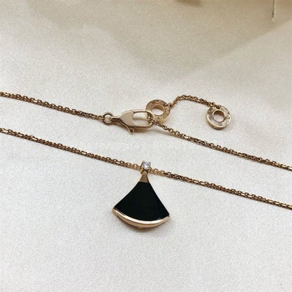 [Clover Jewelery]DREAM NECKLACE ONYX 1 DIAMOND